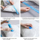 6-Piece Vacuum Storage Bags Set with Hand Pump - Multi-Size Space Saver for Quilts, Clothes & Duvets