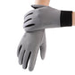 Grey Windproof Thermal Sports Gloves with Touchscreen Fingertips & Anti-Slip Palm Grip for Running & Cycling (SD-01 Wrist-Tighten / XL Size)