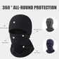 3-in-1 Grey Winter Windproof and Thermal Sport Gear - Fleece Balaclava Hood, Touchscreen Gloves & Insulated Socks