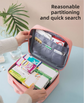 Green Large Capacity Empty First Aid Kit 25 x 14 x 20 CM - Durable Oxford Cloth Emergency Medical Storage Bag for Home Car Camping Travel