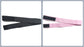 Adjustable Elastic Headband & Wig Grip Band - Comfortable and Seamless Edge Fixer for Wigs and Frontals (Black + Pink)
