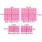 4-Pack Pink Alphabet & Numbers Silicone Fondant Molds - Heat Resistant Cake Decoration & Resin Crafting Tools