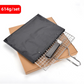 180° Foldable Stainless Steel BBQ Grilling Net Basket with Storage Bag & Secure Lock - Fish, Chicken Wings & Vegetable Barbecue Mesh Clip