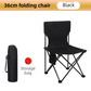95CM Black Portable Folding Egg Roll Camping Table + 4-Pack 36CM Chairs with Storage Bag & Mesh Net- Heavy-Duty Carbon Steel Picnic Table for 4-6 People