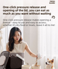 10L Smart Vacuum Pet Food Storage Container - Moisture & Insect Proof, Constant Pressure Paws-Keep-Fresh(Transparent Brown)