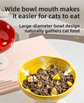 Red Elevated 15° Tilted Ceramic Cat Bowl - Anti-Chin Acne Glaze Finish, Non-Slip Weighted Base & Neck Protection Pet Feeder