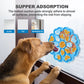 Blue 4-in-1 Textured Silicone Pet Lick Mat & Slow Feeder - Anti-Anxiety Calming Pad with Back Suction Cups