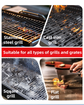 3-in-1 Gold Cordless Electric Grill Cleaner Built-in LED & USB Charging - Waterproof High Power BBQ Cleaning Brush with 2-Speed Setting