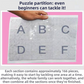 1000-Piece Large Jigsaw Puzzles with 70x50CM Display (Venice Theme) - 6 LetterAlphabetical Zone Partitioning, Stress-Relief Educational Toy for Teens & Adults