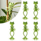 5-Pack Flexible Frog Plant Ties & Multifunctional Organizers - Reusable Weather-Proof Garden Twists and Whimsical Support Hooks