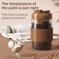Portable Electric Coffee Bean Grinding Cup & Juicer with Safe Hidden Stainless Steel Blades - 420ML USB Rechargeable Travel Brewer