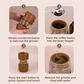 Portable Electric Coffee Bean Grinding Cup & Juicer with Safe Hidden Stainless Steel Blades - 420ML USB Rechargeable Travel Brewer