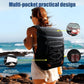 Black 5.55 Gallons Large Insulated Picnic Backpack with Multi Pockets & Leak-Proof Interior - Multifunctional Waterproof Thermal Lunch Bag for Camping, Hiking & Outdoor Travel
