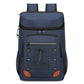 Blue 5.55 Gallons Large Insulated Picnic Backpack with Multi Pockets & Leak-Proof Interior - Multifunctional Waterproof Thermal Lunch Bag for Camping, Hiking & Outdoor Travel