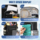 Blue 5.55 Gallons Large Insulated Picnic Backpack with Multi Pockets & Leak-Proof Interior - Multifunctional Waterproof Thermal Lunch Bag for Camping, Hiking & Outdoor Travel