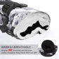 1-Pair Winter Waterproof Touchscreen Ski Gloves - Anti-Slip Thermal Mitts for Men & Women (Blue Graffiti Print)