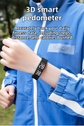 White Silent Vibration Alarm Smart Silicone Wristband with 3-Alarm Settings - Discreet Wake-Up Device for Teens & Adults (Horizontal version)