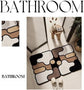Ultra-Absorbent Instant Dry Diatom Mud Bathroom Mat (40 x 60 CM) - Puzzle Decor Anti-Slip Rubber Rug for Kitchen, Entryway & Shower(Green)