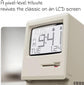 Retro Computer Style Desktop Maclock - Interactive Floppy Disk Switch, 5 Alarm Settings, 3 Display Modes and Stepless Brightness Control