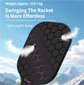 Black and Pink Fiberglass Pickleball Paddle - 220g Lightweight Racket with Breathable PU Comfort Grip and Oversized Sweet Spot for Outdoor Play