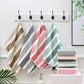 8-Piece Blue Luxury Coral Fleece Towel & Bath Sheet Set - Ultra-Soft High-Density Absorbent Towels Complete Bundle