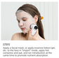 4-in-1 EMS Microcurrent & Constant Hot Compress Facial Toning Device (KL-3032) - Rechargeable Skin Lift & Rejuvenation Massager, Deep Cleaning & Nutrient Import