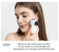 4-in-1 EMS Microcurrent & Constant Hot Compress Facial Toning Device (KL-3032) - Rechargeable Skin Lift & Rejuvenation Massager, Deep Cleaning & Nutrient Import