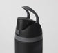 24oz White Large Thermal Water Bottle with Dual-Sipping Lid & Built-in Straw - Leak-Proof 304 Stainless Steel Outdoor Sports Flask
