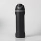 24oz Black Large Thermal Water Bottle with Dual-Sipping Lid & Built-in Straw - Leak-Proof 304 Stainless Steel Outdoor Sports Flask