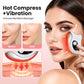 Portable Smart LCD Electric Gua Sha Face Massager - 45°C Constant Hot Compresss & Dual Mode Vibration Facial Lifting Beauty Device