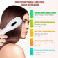 White Porrtable EMS Vibration Scalp Massager & Hair Growth Comb - Tri-Color LED Therapy, 8 Gentle Comb Teeth | 6 EMS Teeth | 6 Essence-Dispensing Teeth for Even Application & Hair Rescue