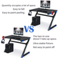 2-in-1 Under-Desk Metal Headphone Hanger &  Anti-Spill Cup Holder - No-Drill Heavy-Duty Desk Adjustable Clamp and 360° Swivel Hook