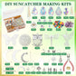 460PCS Suncatcher DIY Making Kit with Storage Box - Premium Crystal Prism Ornaments Craft Set for Home Decor