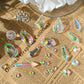 460PCS Suncatcher DIY Making Kit with Storage Box - Premium Crystal Prism Ornaments Craft Set for Home Decor