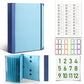 In Case I Go Missing Blue High-Capacity Emergency Information Binder - Heavy Duty Expanding File Organizer and Document Safety Folder