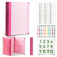 In Case I Go Missing Pink High-Capacity Emergency Information Binder - Heavy Duty Expanding File Organizer and Document Safety Folder