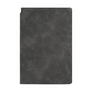 Dark Grey A4 PU Leather Whiteboard Notebook with 3-Color Pens, Eraser & Cloth - Reusable Eco-Friendly Desktop Memo Pad & Handheld Writing Tablet