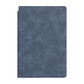Blue A4 PU Leather Whiteboard Notebook with 3-Color Pens, Eraser & Cloth - Reusable Eco-Friendly Desktop Memo Pad & Handheld Writing Tablet