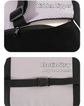 Black Large Ergonomic Memory Foam Lumbar Support Pillow & S Curve High-Back Cusion with Buckle Strap & Breathable Mesh Cover