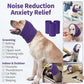 3-Pack Blue Instant Calming Dog Warm Hoods and Ear Covers (L Size) - Anxiety Relief Noise Reduction & Grooming Support, Breathable Full-Head Protection