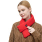 Light Blue USB Powered Graphene Rapid Heated Scarf - 80 x 10 CM Washable Winter Thermal Wrap with 3-Level Temp for Cervical Support & Pain Relief