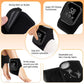 Black Wireless Rechargeable Heated Ankle Massager - 3 Heat Levels & 3 Vibrating Intensities Foot Joint Wrap for Pain Relief and Recovery