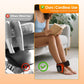 2-Pack Black Wireless Rechargeable Heated Ankle Massager - 3 Heat Levels & 3 Vibrating Intensities Foot Joint Wrap for Pain Relief and Recovery