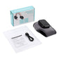 Grey Wireless Rechargeable Heated Ankle Massager - 3 Heat Levels & 3 Vibrating Intensities Foot Joint Wrap for Pain Relief and Recovery