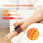 Grey Wireless Rechargeable Heated Ankle Massager - 3 Heat Levels & 3 Vibrating Intensities Foot Joint Wrap for Pain Relief and Recovery