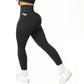 S Size Black Breathable High-Waist Ruched Butt-Lift Yoga Leggings - Dual Pockets & No Front T - LineNaked-Feel Performance Tights for Gym, Running & Pilates