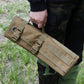 200x75CM Green Outdoor Tactical Roll-Up Shooting Mat - MOLLE Webbing & Stake Down Eyelets - Portable Waterproof Ground Pad for Field Training, Camping & Picnic