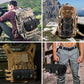 200x75CM Black Outdoor Tactical Roll-Up Shooting Mat - MOLLE Webbing & Stake Down Eyelets - Portable Waterproof Ground Pad for Field Training, Camping & Picnic