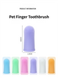 6 PCS Soft Silicone Pet Finger Toothbrush Set - 360° Gentle Dental Cleaning for Dogs / Cats&