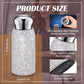 Purple Handmade Luxury Diamond Insulated Water Bottle – Bling Rhinestone 304 Stainless Steel Pocket Mug (260ml)